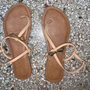 Tan sandals